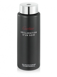 This shower gel* is scented with the fresh notes of the Declaration d'un Soir Eau de Toilette. Its smooth texture, enriched with Galanga extract, known for its invigorating qualities, leaves the skin delicately perfumed.*formula without paraben. Made in France. 6.75 oz. 
