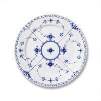 BLUE FLUTED HALF LACE SALAD/DESSERT PL. PS BLUE FLUTED HALF LACE SALAD/DESSERT PL. PS