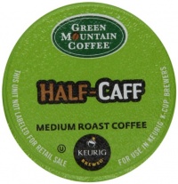 Green Mountain Coffee Medium Roast K-Cup for Keurig Brewers, Half-Caff Coffee (Pack of 96) Green Mountain Coffee Medium Roast K-Cup for Keurig Brewers, Half-Caff Coffee (Pack of 96)