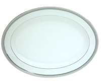Mikasa Platinum Crown Oval Platter, 16-Inch Mikasa Platinum Crown Oval Platter, 16-Inch