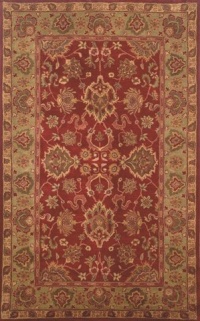 Liora Manne Petra Rug Collection - Agra Red, Size: 5' X 8' Rectangular Liora Manne Petra Rug Collection - Agra Red, Size: 5' X 8' Rectangular