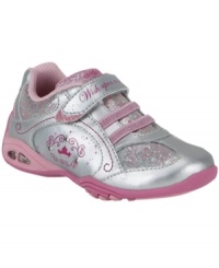 Shiny and bright. Follow her wherever she goes in these magical light-up shoes from Stride Rite. Shiny and bright. Follow her wherever she goes in these magical light-up shoes from Stride Rite.