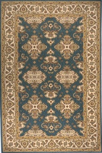Momeni Persian Garden Teal Blue Traditional 8' x 10' Rug PG-01 Momeni Persian Garden Teal Blue Traditional 8' x 10' Rug PG-01