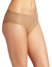 On Gossamer Womens Mesh Boyshort, Skin, Small On Gossamer Womens Mesh Boyshort, Skin, Small