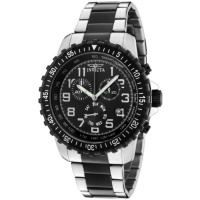 Invicta Men's 1326 Invicta II Chronograph Black Dial Two-Tone Stainless Steel Watch Invicta Men's 1326 Invicta II Chronograph Black Dial Two-Tone Stainless Steel Watch