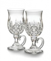 Waterford Lismore Irish Coffee Pair, 8-Ounce Waterford Lismore Irish Coffee Pair, 8-Ounce