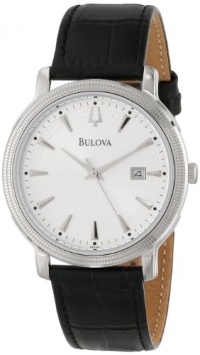 Bulova Men's 96B120 Silver Dial Strap Watch Bulova Men's 96B120 Silver Dial Strap Watch