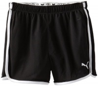 PUMA Girls 2-6X Foldover Core Short, Black, 6 PUMA Girls 2-6X Foldover Core Short, Black, 6