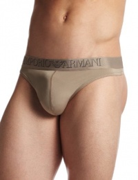 Emporio Armani Men's Basic Microfiber Thong Emporio Armani Men's Basic Microfiber Thong