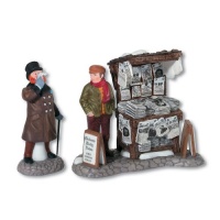 Department 56 Dickens Village London Newspaper Stand Set of 2 Department 56 Dickens Village London Newspaper Stand Set of 2