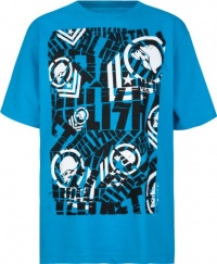Metal Mulisha Print Youth T-Shirt - Turquoise (Small) Metal Mulisha Print Youth T-Shirt - Turquoise (Small)