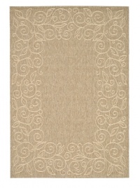 Safavieh Courtyard Collection CY5139B Coffee and Sand Indoor/Outdoor Area Rug, 5-Feet 3-Inch by 7-Feet 7-Inch Safavieh Courtyard Collection CY5139B Coffee and Sand Indoor/Outdoor Area Rug, 5-Feet 3-Inch by 7-Feet 7-Inch