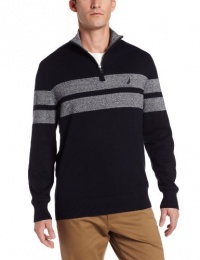 Nautica Men's Big-Tall Marled Stripe Sweater Nautica Men's Big-Tall Marled Stripe Sweater