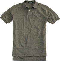 Polo Ralph Lauren Classic-Fit Interlock Polo, Vintage Pepper Heather,XX-Large Polo Ralph Lauren Classic-Fit Interlock Polo, Vintage Pepper Heather,XX-Large