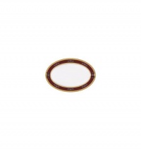Orsay Red Oval Platter 16X11 by Philippe Deshoulieres