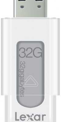 Lexar JumpDrive S50 32 GB USB Flash Drive LJDS50-32GASBNA (White) Lexar JumpDrive S50 32 GB USB Flash Drive LJDS50-32GASBNA (White)
