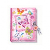 Hot Focus Butterfly Diary with Lock and Keys Hot Focus Butterfly Diary with Lock and Keys