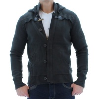 X-Ray Jeans Men's Sweater Jacket Toggle Coat X-Ray Jeans Men's Sweater Jacket Toggle Coat