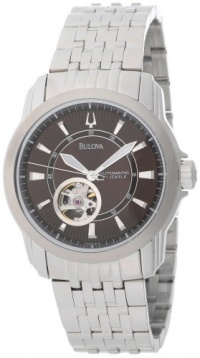 Bulova Men's 96A101 Automatic Self-Winding Mechanical Exhibition Caseback Bracelet Watch