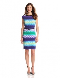 Calvin Klein Women's Graphic Cap Sleeve Dress Calvin Klein Women's Graphic Cap Sleeve Dress