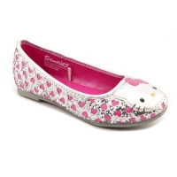 Hello Kitty Sydney Ballet Flat (Little Kid),Silver,12 M US Little Kid Hello Kitty Sydney Ballet Flat (Little Kid),Silver,12 M US Little Kid