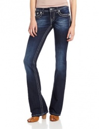 Miss Me Juniors Metallic Paisley Bootcut Jean Miss Me Juniors Metallic Paisley Bootcut Jean