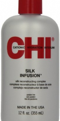 CHI Silk Infusion Leave-In Treatment, 12 Ounce CHI Silk Infusion Leave-In Treatment, 12 Ounce
