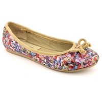 American Rag Women's Lolly Sequined Ballet Flats in Multi