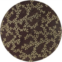 Area Rug 8x8 Round Transitional Brown Color - Surya Artist Studio Rug from RugPal Area Rug 8x8 Round Transitional Brown Color - Surya Artist Studio Rug from RugPal