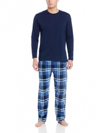 Hanes Men's Big Tagless 2-Piece Micro-Fleece Sleep Set Hanes Men's Big Tagless 2-Piece Micro-Fleece Sleep Set