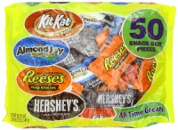 Hershey's All Time Greats Snack Size Assortment (Kit Kat, Reese's, Almond Joy & Hershey's), 26.21-Ounce Bags (Pack of 2) Hershey's All Time Greats Snack Size Assortment (Kit Kat, Reese's, Almond Joy & Hershey's), 26.21-Ounce Bags (Pack of 2)