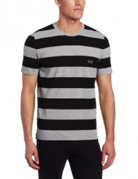 HUGO BOSS Men's Stripe Crew Neck Lounge Shirt HUGO BOSS Men's Stripe Crew Neck Lounge Shirt