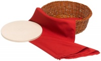 Bialetti Round Bread Basket with Warming Stone Bialetti Round Bread Basket with Warming Stone