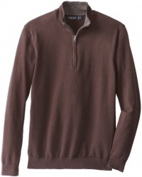 Nautica Men's Big-Tall Zip Neck Solid Sweater Nautica Men's Big-Tall Zip Neck Solid Sweater