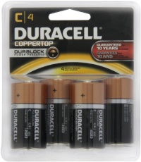 Duracell MN1400B4 C Cell 4-Count Duracell MN1400B4 C Cell 4-Count