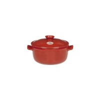 Emile Henry 45 25 61 Red Round 2.6 Qt Stew Pot