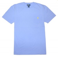 RALPH LAUREN Men's Polo Crewneck Front Pocket Pony Logo T-shirt RALPH LAUREN Men's Polo Crewneck Front Pocket Pony Logo T-shirt