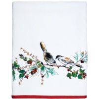 Lenox Holiday/Christmas Bath Towel, Winter Song Lenox Holiday/Christmas Bath Towel, Winter Song