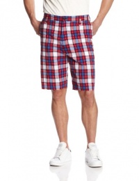 Nautica Men's Poplin Flat Front Medium Plaid Shorts Nautica Men's Poplin Flat Front Medium Plaid Shorts