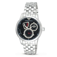 Emporio Armani Men's AR4605 Automatic, Black Dial with Stainless Steel Link Bracelet Watch Emporio Armani Men's AR4605 Automatic, Black Dial with Stainless Steel Link Bracelet Watch