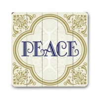 Peace 30x30 Planked Wood Sign Wall Decor Art Peace 30x30 Planked Wood Sign Wall Decor Art
