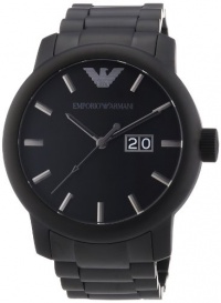 Emporio Armani Men's AR0346 Classic Matte Black Stainless Steel Watch Emporio Armani Men's AR0346 Classic Matte Black Stainless Steel Watch