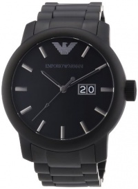 Emporio Armani Men's AR0346 Classic Matte Black Stainless Steel Watch