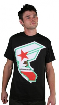 Famous Stars and Straps Men's CA Reppin T-Shirt Famous Stars and Straps Men's CA Reppin T-Shirt