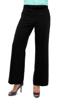 Style&co. Trouser Leg Belted Pants (8, Ebony Black) Style&co. Trouser Leg Belted Pants (8, Ebony Black)
