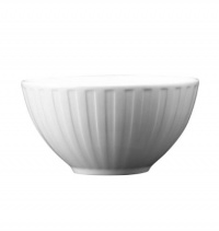 Wedgwood Night & Day Bone China Small Fluted Bowl Wedgwood Night & Day Bone China Small Fluted Bowl
