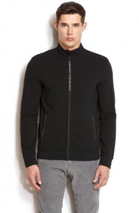 Armani Exchange Mens Grosgrain Logo Tape Jacket Armani Exchange Mens Grosgrain Logo Tape Jacket