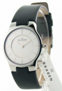 Skagen Leather Ultra Slim Ladies Watch 433SSLB1 - Skagen 433SSLB1 Skagen Leather Ultra Slim Ladies Watch 433SSLB1 - Skagen 433SSLB1