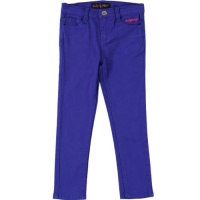 Baby Phat Girls Colored Twill Pant Blue Berry 6