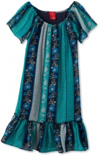 Ella Moss Girl Girls 7-16 Botanica Dress, Rain, 12 Ella Moss Girl Girls 7-16 Botanica Dress, Rain, 12